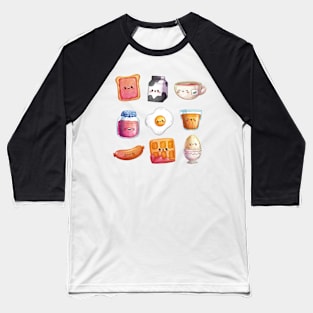 Kawaii Food Baseball T-Shirt